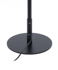 GloboStar® DALUMA 60470 Επιδαπέδιο Φωτιστικό LED CCT 24W 2640lm 200° AC 220-240V – Εναλλαγή Φωτισμού μέσω On/Off All In One Ψυχρό 6000k+Φυσικό 4500k+Θερμό 2700k Μ18 x Π18 x Υ160cm – Μαύρο – 3 Χρόνια Εγγύηση