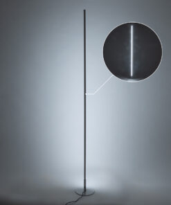 GloboStar® DALUMA 60471 Επιδαπέδιο Φωτιστικό LED CCT 24W 2640lm 200° AC 220-240V – Εναλλαγή Φωτισμού μέσω On/Off All In One Ψυχρό 6000k+Φυσικό 4500k+Θερμό 2700k Μ18 x Π18 x Υ160cm – Λευκό – 3 Χρόνια Εγγύηση