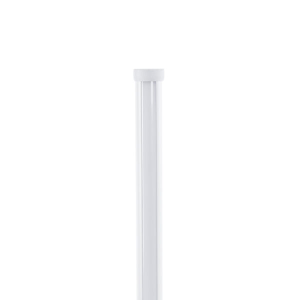 GloboStar® DALUMA 60471 Επιδαπέδιο Φωτιστικό LED CCT 24W 2640lm 200° AC 220-240V – Εναλλαγή Φωτισμού μέσω On/Off All In One Ψυχρό 6000k+Φυσικό 4500k+Θερμό 2700k Μ18 x Π18 x Υ160cm – Λευκό – 3 Χρόνια Εγγύηση