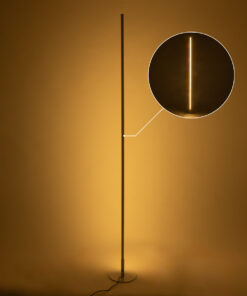 GloboStar® DALUMA 60471 Επιδαπέδιο Φωτιστικό LED CCT 24W 2640lm 200° AC 220-240V – Εναλλαγή Φωτισμού μέσω On/Off All In One Ψυχρό 6000k+Φυσικό 4500k+Θερμό 2700k Μ18 x Π18 x Υ160cm – Λευκό – 3 Χρόνια Εγγύηση