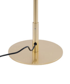 GloboStar® DALUMA 60472 Επιδαπέδιο Φωτιστικό LED CCT 24W 2640lm 200° AC 220-240V – Εναλλαγή Φωτισμού μέσω On/Off All In One Ψυχρό 6000k+Φυσικό 4500k+Θερμό 2700k Μ18 x Π18 x Υ160cm – Χρυσό – 3 Χρόνια Εγγύηση