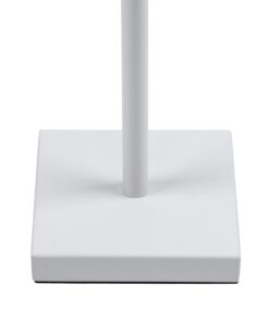 GloboStar® NEGA 60478 Μοντέρνο Επιδαπέδιο Φωτιστικό LED 2.2W 154lm 360° DC 5V Επαναφορτιζόμενο με Μπαταρία Li-ion 4000mAh – Διακόπτη Αφής – Θερμό Λευκό 2700K – Dimmable – D10 x H135cm – Λευκό – 2 Years Warranty