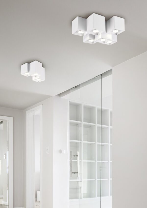 Φωτιστικό Οροφής Trio Lighting   GU10 Λευκό Ματ Μεταλλικό    604900331