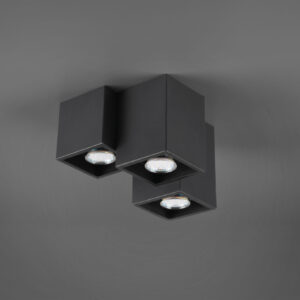 Φωτιστικό Οροφής Trio Lighting   GU10 Μαύρο Ματ Μεταλλικό    604900332