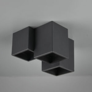 Φωτιστικό Οροφής Trio Lighting   GU10 Μαύρο Ματ Μεταλλικό    604900332