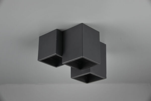 Φωτιστικό Οροφής Trio Lighting   GU10 Μαύρο Ματ Μεταλλικό    604900332