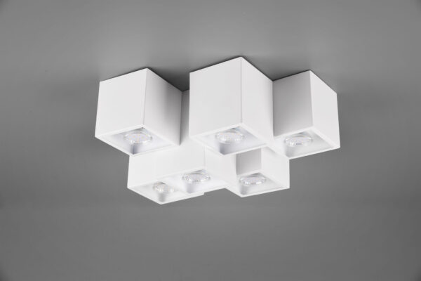 Φωτιστικό Οροφής Trio Lighting   GU10 Λευκό Ματ Μεταλλικό    604900631