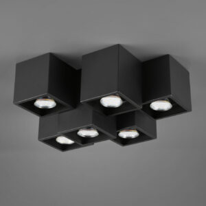 Φωτιστικό Οροφής Trio Lighting   GU10 Μαύρο Ματ Μεταλλικό    604900632