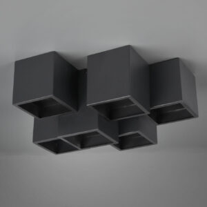 Φωτιστικό Οροφής Trio Lighting   GU10 Μαύρο Ματ Μεταλλικό    604900632