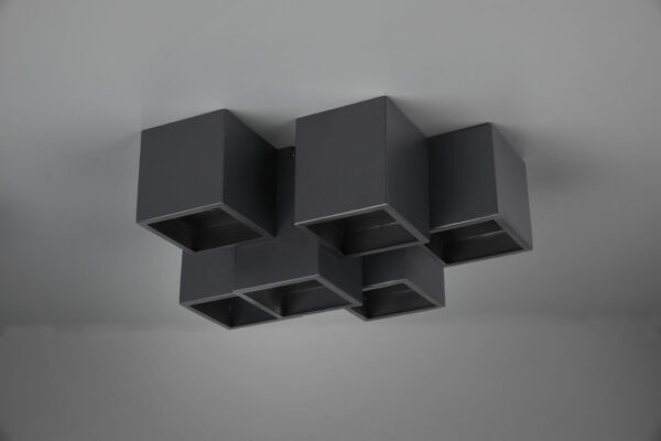 Φωτιστικό Οροφής Trio Lighting   GU10 Μαύρο Ματ Μεταλλικό    604900632