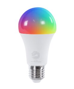 GloboStar® 60490 Έξυπνη Λάμπα LED E27 A60 Γλόμπος Smart Home Wifi 12W 1200lm 260° AC 220-240V IP20 Φ6 x Υ12cm RGB+CCT – Εναλλαγή Φωτισμού & Dimming μέσω Εφαρμογής Tuya – Bridgelux Chip – 3 Χρόνια Εγγύηση