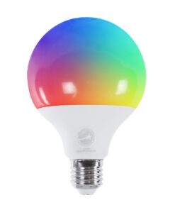 GloboStar® 60491 Έξυπνη Λάμπα LED E27 G95 Γλόμπος Smart Home Wifi 13W 1300lm 260° AC 220-240V IP20 Φ9.5 x Υ13.5cm RGB+CCT – Εναλλαγή Φωτισμού & Dimming μέσω Εφαρμογής Tuya – Bridgelux Chip – 3 Χρόνια Εγγύηση