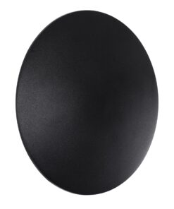 GloboStar® HELIO-R 60493 Φωτιστικό Τοίχου – Απλίκα Αρχιτεκτονικού Φωτισμού Εσωτερικού/Εξωτερικού Χώρου LED 10W 1200lm 120° x 360° AC 220-240V Αδιάβροχο IP65 Φ21 x Π5cm – Φυσικό Λευκό 4500K – Μαύρο – Στρόγγυλο – Bridgelux Chip – 3 Years Warranty