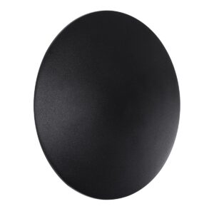 GloboStar® HELIO-R 60493 Φωτιστικό Τοίχου – Απλίκα Αρχιτεκτονικού Φωτισμού Εσωτερικού/Εξωτερικού Χώρου LED 10W 1200lm 120° x 360° AC 220-240V Αδιάβροχο IP65 Φ21 x Π5cm – Φυσικό Λευκό 4500K – Μαύρο – Στρόγγυλο – Bridgelux Chip – 3 Years Warranty