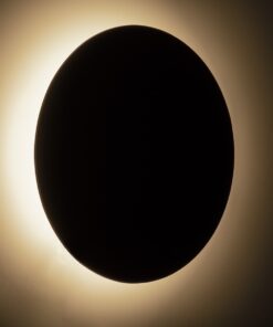 GloboStar® HELIO-R 60493 Φωτιστικό Τοίχου – Απλίκα Αρχιτεκτονικού Φωτισμού Εσωτερικού/Εξωτερικού Χώρου LED 10W 1200lm 120° x 360° AC 220-240V Αδιάβροχο IP65 Φ21 x Π5cm – Φυσικό Λευκό 4500K – Μαύρο – Στρόγγυλο – Bridgelux Chip – 3 Years Warranty