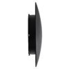 GloboStar® HELIO-R 60661 Φωτιστικό Τοίχου – Απλίκα Αρχιτεκτονικού Φωτισμού Εσωτερικού/Εξωτερικού Χώρου LED 12W 1380lm 120° x 360° AC 220-240V Αδιάβροχο IP65 Φ26 x Π5cm – Θερμό Λευκό 2700K – Μαύρο – Στρόγγυλο – Bridgelux Chip – 3 Years Warranty