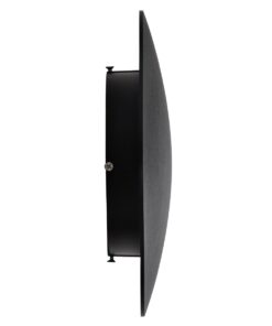 GloboStar® HELIO-R 60661 Φωτιστικό Τοίχου – Απλίκα Αρχιτεκτονικού Φωτισμού Εσωτερικού/Εξωτερικού Χώρου LED 12W 1380lm 120° x 360° AC 220-240V Αδιάβροχο IP65 Φ26 x Π5cm – Θερμό Λευκό 2700K – Μαύρο – Στρόγγυλο – Bridgelux Chip – 3 Years Warranty