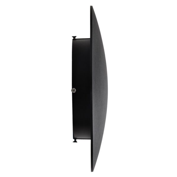 GloboStar® HELIO-R 60661 Φωτιστικό Τοίχου – Απλίκα Αρχιτεκτονικού Φωτισμού Εσωτερικού/Εξωτερικού Χώρου LED 12W 1380lm 120° x 360° AC 220-240V Αδιάβροχο IP65 Φ26 x Π5cm – Θερμό Λευκό 2700K – Μαύρο – Στρόγγυλο – Bridgelux Chip – 3 Years Warranty