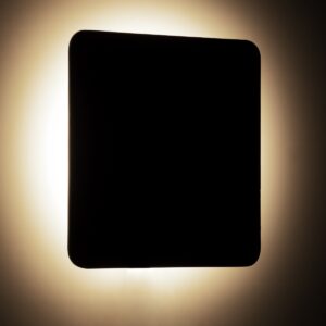GloboStar® HELIO-S 60663 Φωτιστικό Τοίχου – Απλίκα Αρχιτεκτονικού Φωτισμού Εσωτερικού/Εξωτερικού Χώρου LED 10W 1150lm 120° x 360° AC 220-240V Αδιάβροχο IP65 Μ21 x Π5 x Υ21cm – Θερμό Λευκό 2700K – Μαύρο – Τετράγωνο – Bridgelux Chip – 3 Years Warranty