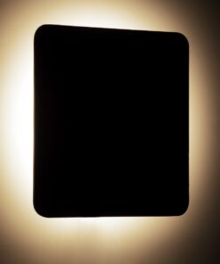 GloboStar® HELIO-S 60495 Φωτιστικό Τοίχου – Απλίκα Αρχιτεκτονικού Φωτισμού Εσωτερικού/Εξωτερικού Χώρου LED 7W 840lm 120° x 360° AC 220-240V Αδιάβροχο IP65 Μ16 x Π5 x Υ16cm – Φυσικό Λευκό 4500K – Μαύρο – Τετράγωνο – Bridgelux Chip – 3 Years Warranty