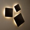 GloboStar® HELIO-S 60496 Φωτιστικό Τοίχου – Απλίκα Αρχιτεκτονικού Φωτισμού Εσωτερικού/Εξωτερικού Χώρου LED 10W 1200lm 120° x 360° AC 220-240V Αδιάβροχο IP65 Μ21 x Π5 x Υ21cm – Φυσικό Λευκό 4500K – Μαύρο – Τετράγωνο – Bridgelux Chip – 3 Years Warranty