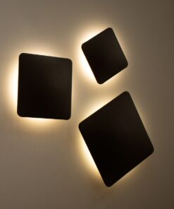 GloboStar® HELIO-S 60495 Φωτιστικό Τοίχου – Απλίκα Αρχιτεκτονικού Φωτισμού Εσωτερικού/Εξωτερικού Χώρου LED 7W 840lm 120° x 360° AC 220-240V Αδιάβροχο IP65 Μ16 x Π5 x Υ16cm – Φυσικό Λευκό 4500K – Μαύρο – Τετράγωνο – Bridgelux Chip – 3 Years Warranty