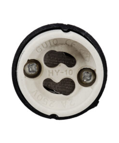 GloboStar® LAMPHOLDER 60499 Ντουί GU10 Πορσελάνης με 30cm VDE Καλώδιο & Anti-Fire Protection High Resistance Tube – ᐊVDEᐅ Certified – IP20 – Φ3.5 x Μ32cm – 5 Years Warranty