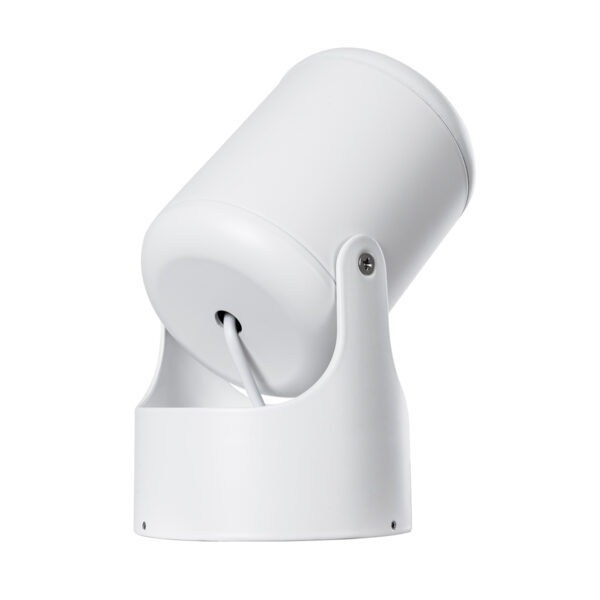 GloboStar® DETRONIC 60500 Επιφανειακό Κινούμενο Spot Downlight LED 10W 1350lm 24° AC 220-240V IP20 Φ9cm x Υ16cm – Στρόγγυλο – Λευκό – Ψυχρό Λευκό 6000K – Bridgelux COB – TÜV Certified Driver – 5 Χρόνια Εγγύηση