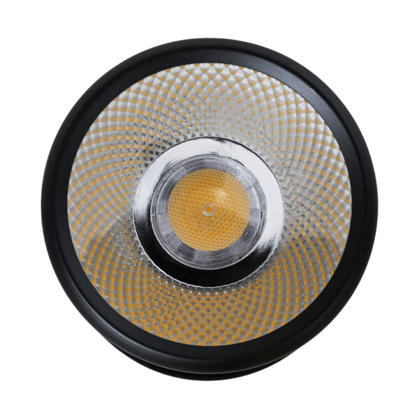 GloboStar® DETRONIC 60504 Επιφανειακό Κινούμενο Spot Downlight LED 10W 1300lm 24° AC 220-240V IP20 Φ9cm x Υ16cm – Στρόγγυλο – Μαύρο – Φυσικό Λευκό 4500K – Bridgelux COB – TÜV Certified Driver – 5 Χρόνια Εγγύηση