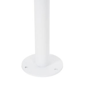 GloboStar® GARDENIA 60509 Φωτιστικό Κήπου – Πάρκου – Πλατείας – Κολωνάκι Αρχιτεκτονικού Φωτισμού Εξωτερικού Χώρου LED 7W 700lm 60° AC220-240V Αδιάβροχο IP65 – Σώμα Αλουμινίου & Tempered Glass – Μ15 x Π18 x Υ180cm – Θερμό Λευκό 2700K – Λευκό – Bridgelux Chip – 5 Years Warranty