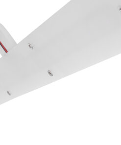 GloboStar® MIRROR 60512 Φωτιστικό Τοίχου – Απλίκα LED 12W 1440lm 120° AC 85-265V IP54 Φυσικό Λευκό 4500K Λευκό Μέταλλο – Μ42 x Π5 x Υ15cm – 2 Xρόνια Εγγύηση