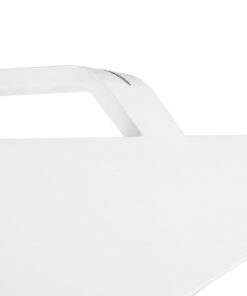 GloboStar® MIRROR 60512 Φωτιστικό Τοίχου – Απλίκα LED 12W 1440lm 120° AC 85-265V IP54 Φυσικό Λευκό 4500K Λευκό Μέταλλο – Μ42 x Π5 x Υ15cm – 2 Xρόνια Εγγύηση