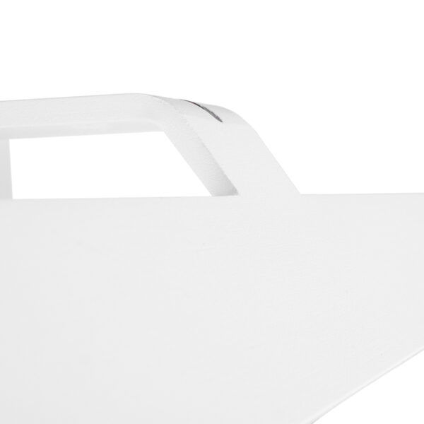 GloboStar® MIRROR 60512 Φωτιστικό Τοίχου – Απλίκα LED 12W 1440lm 120° AC 85-265V IP54 Φυσικό Λευκό 4500K Λευκό Μέταλλο – Μ42 x Π5 x Υ15cm – 2 Xρόνια Εγγύηση