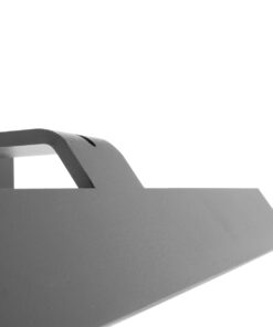 GloboStar® MIRROR 60513 Φωτιστικό Τοίχου – Απλίκα LED 12W 1440lm 120° AC 85-265V IP54 Φυσικό Λευκό 4500K Γκρι Μέταλλο – Μ42 x Π5 x Υ15cm – 2 Xρόνια Εγγύηση