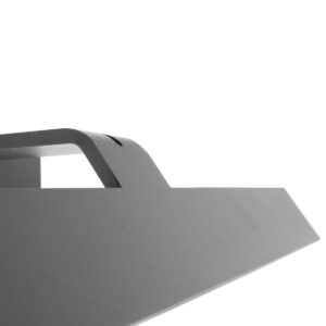 GloboStar® MIRROR 60513 Φωτιστικό Τοίχου – Απλίκα LED 12W 1440lm 120° AC 85-265V IP54 Φυσικό Λευκό 4500K Γκρι Μέταλλο – Μ42 x Π5 x Υ15cm – 2 Xρόνια Εγγύηση