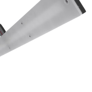GloboStar® MIRROR 60516 Φωτιστικό Τοίχου – Απλίκα LED 14W 1680lm 120° AC 85-265V IP54 Φυσικό Λευκό 4500K Γκρι Μέταλλο – Μ58 x Π15 x Υ6cm – 2 Xρόνια Εγγύηση