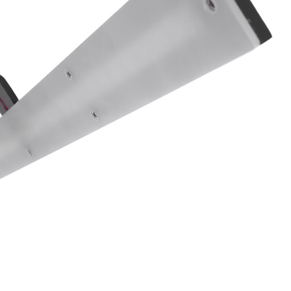 GloboStar® MIRROR 60516 Φωτιστικό Τοίχου – Απλίκα LED 14W 1680lm 120° AC 85-265V IP54 Φυσικό Λευκό 4500K Γκρι Μέταλλο – Μ58 x Π15 x Υ6cm – 2 Xρόνια Εγγύηση