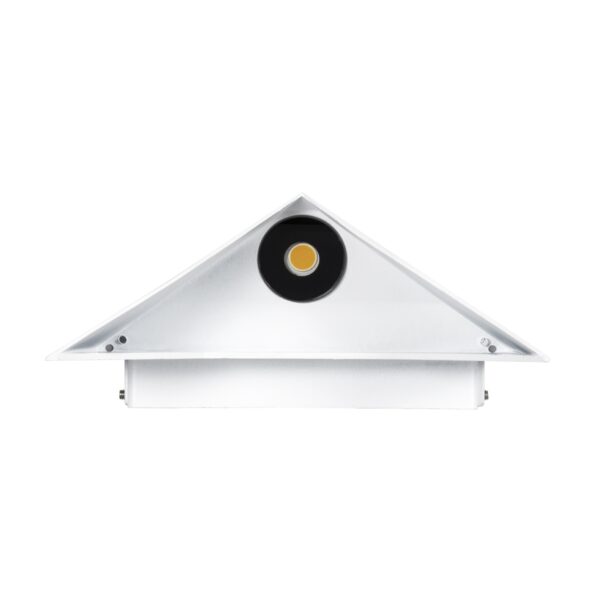 GloboStar® STEALTH 60518 Φωτιστικό Τοίχου – Απλίκα Αρχιτεκτονικού Φωτισμού Εσωτερικού/Εξωτερικού Χώρου Up or Down LED 10W 1000lm 60° AC220-240V Αδιάβροχο IP65 – Σώμα Αλουμινίου & Tempered Glass – Μ17 x Π17 x Υ7.5cm – Θερμό Λευκό 2700K – Λευκό – Bridgelux Chip – 5 Years Warranty