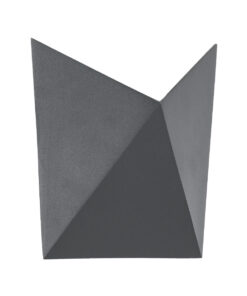 GloboStar® STEALTH 60519 Φωτιστικό Τοίχου – Απλίκα Αρχιτεκτονικού Φωτισμού Εσωτερικού/Εξωτερικού Χώρου Up or Down LED 10W 1000lm 60° AC220-240V Αδιάβροχο IP65 – Σώμα Αλουμινίου & Tempered Glass – Μ17 x Π17 x Υ7.5cm – Θερμό Λευκό 2700K – Γκρι Ανθρακί – Bridgelux Chip – 5 Years Warranty