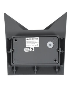 GloboStar® STEALTH 60519 Φωτιστικό Τοίχου – Απλίκα Αρχιτεκτονικού Φωτισμού Εσωτερικού/Εξωτερικού Χώρου Up or Down LED 10W 1000lm 60° AC220-240V Αδιάβροχο IP65 – Σώμα Αλουμινίου & Tempered Glass – Μ17 x Π17 x Υ7.5cm – Θερμό Λευκό 2700K – Γκρι Ανθρακί – Bridgelux Chip – 5 Years Warranty