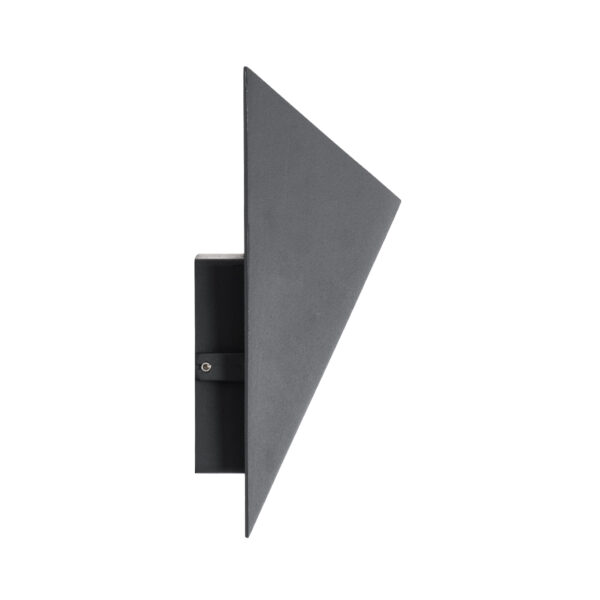 GloboStar® STEALTH 60519 Φωτιστικό Τοίχου – Απλίκα Αρχιτεκτονικού Φωτισμού Εσωτερικού/Εξωτερικού Χώρου Up or Down LED 10W 1000lm 60° AC220-240V Αδιάβροχο IP65 – Σώμα Αλουμινίου & Tempered Glass – Μ17 x Π17 x Υ7.5cm – Θερμό Λευκό 2700K – Γκρι Ανθρακί – Bridgelux Chip – 5 Years Warranty
