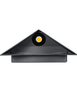 GloboStar® STEALTH 60519 Φωτιστικό Τοίχου – Απλίκα Αρχιτεκτονικού Φωτισμού Εσωτερικού/Εξωτερικού Χώρου Up or Down LED 10W 1000lm 60° AC220-240V Αδιάβροχο IP65 – Σώμα Αλουμινίου & Tempered Glass – Μ17 x Π17 x Υ7.5cm – Θερμό Λευκό 2700K – Γκρι Ανθρακί – Bridgelux Chip – 5 Years Warranty