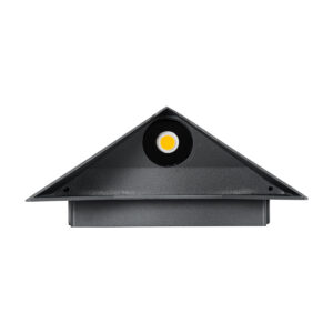 GloboStar® STEALTH 60519 Φωτιστικό Τοίχου – Απλίκα Αρχιτεκτονικού Φωτισμού Εσωτερικού/Εξωτερικού Χώρου Up or Down LED 10W 1000lm 60° AC220-240V Αδιάβροχο IP65 – Σώμα Αλουμινίου & Tempered Glass – Μ17 x Π17 x Υ7.5cm – Θερμό Λευκό 2700K – Γκρι Ανθρακί – Bridgelux Chip – 5 Years Warranty