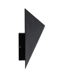 GloboStar® STEALTH 60520 Φωτιστικό Τοίχου – Απλίκα Αρχιτεκτονικού Φωτισμού Εσωτερικού/Εξωτερικού Χώρου Up or Down LED 10W 1000lm 60° AC220-240V Αδιάβροχο IP65 – Σώμα Αλουμινίου & Tempered Glass – Μ17 x Π17 x Υ7.5cm – Θερμό Λευκό 2700K – Μαύρο – Bridgelux Chip – 5 Years Warranty