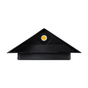 GloboStar® STEALTH 60520 Φωτιστικό Τοίχου – Απλίκα Αρχιτεκτονικού Φωτισμού Εσωτερικού/Εξωτερικού Χώρου Up or Down LED 10W 1000lm 60° AC220-240V Αδιάβροχο IP65 – Σώμα Αλουμινίου & Tempered Glass – Μ17 x Π17 x Υ7.5cm – Θερμό Λευκό 2700K – Μαύρο – Bridgelux Chip – 5 Years Warranty