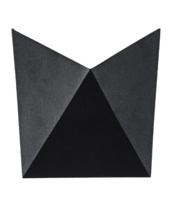 GloboStar® STEALTH 60523 Φωτιστικό Τοίχου – Απλίκα Αρχιτεκτονικού Φωτισμού Εσωτερικού/Εξωτερικού Χώρου Up or Down LED 10W 1100lm 60° AC220-240V Αδιάβροχο IP65 – Σώμα Αλουμινίου & Tempered Glass – Μ17 x Π17 x Υ7.5cm – Φυσικό Λευκό 4500K – Μαύρο – Bridgelux Chip – 5 Years Warranty