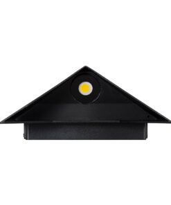 GloboStar® STEALTH 60523 Φωτιστικό Τοίχου – Απλίκα Αρχιτεκτονικού Φωτισμού Εσωτερικού/Εξωτερικού Χώρου Up or Down LED 10W 1100lm 60° AC220-240V Αδιάβροχο IP65 – Σώμα Αλουμινίου & Tempered Glass – Μ17 x Π17 x Υ7.5cm – Φυσικό Λευκό 4500K – Μαύρο – Bridgelux Chip – 5 Years Warranty