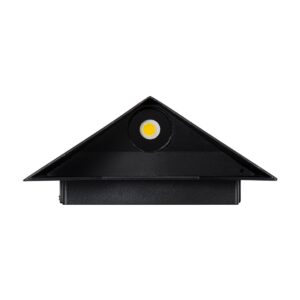 GloboStar® STEALTH 60523 Φωτιστικό Τοίχου – Απλίκα Αρχιτεκτονικού Φωτισμού Εσωτερικού/Εξωτερικού Χώρου Up or Down LED 10W 1100lm 60° AC220-240V Αδιάβροχο IP65 – Σώμα Αλουμινίου & Tempered Glass – Μ17 x Π17 x Υ7.5cm – Φυσικό Λευκό 4500K – Μαύρο – Bridgelux Chip – 5 Years Warranty