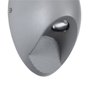 GloboStar® JEREMY 60531 Φωτιστικό Τοίχου – Απλίκα Αρχιτεκτονικού Φωτισμού Εσωτερικού/Εξωτερικού Χώρου Up & Down LED 10W 1000lm 60° AC220-240V Αδιάβροχο IP65 – Σώμα Αλουμινίου & Tempered Glass – Μ16 x Π10 x Υ7cm – Θερμό Λευκό 2700K – Γκρι Ανθρακί – Bridgelux Chip – 5 Years Warranty
