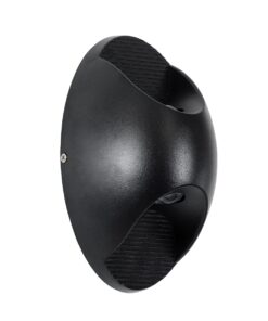 GloboStar® JEREMY 60532 Φωτιστικό Τοίχου – Απλίκα Αρχιτεκτονικού Φωτισμού Εσωτερικού/Εξωτερικού Χώρου Up & Down LED 10W 1000lm 60° AC220-240V Αδιάβροχο IP65 – Σώμα Αλουμινίου & Tempered Glass – Μ16 x Π10 x Υ7cm – Θερμό Λευκό 2700K – Μαύρο – Bridgelux Chip – 5 Years Warranty